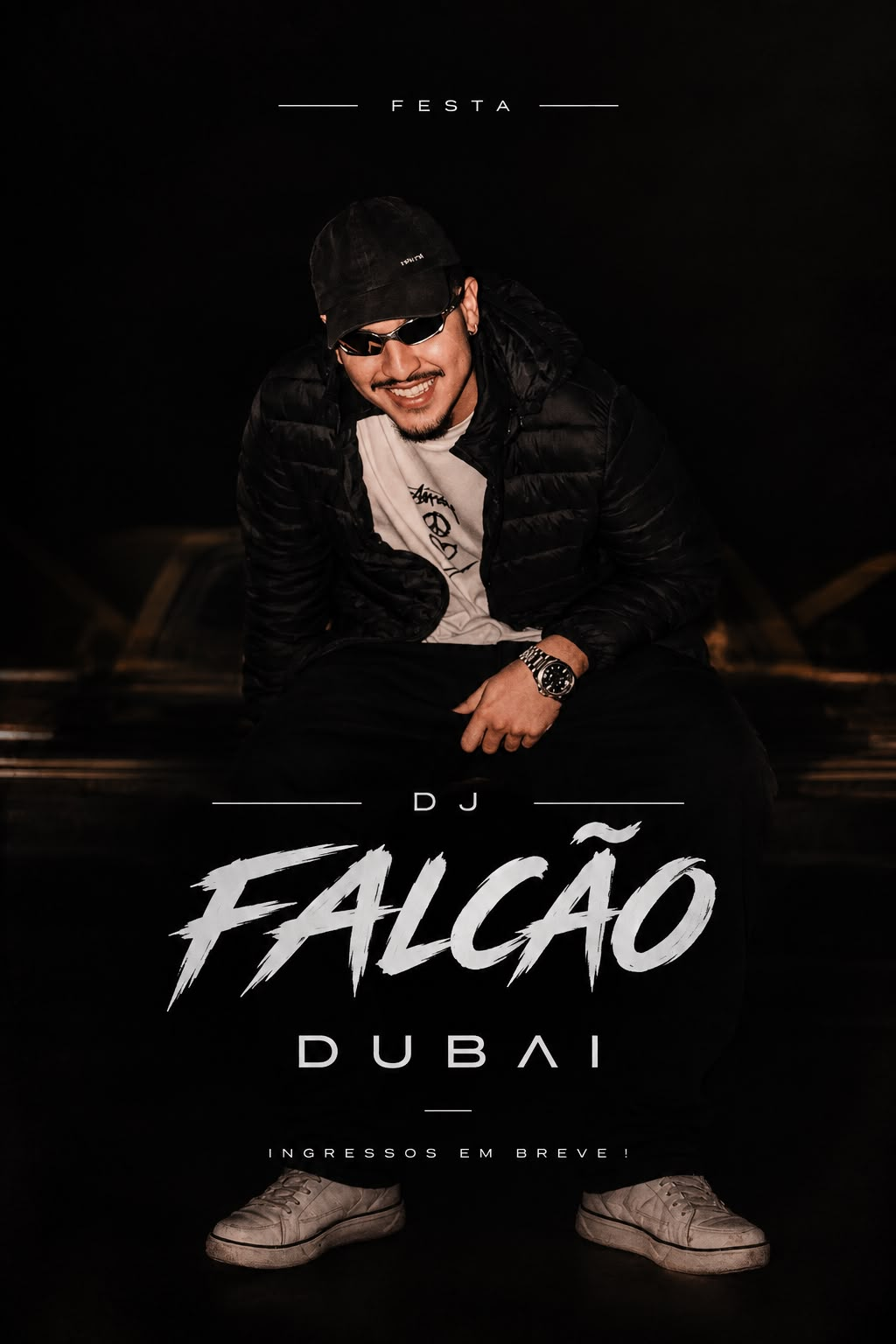 Retrato promocional de DJ Falcão